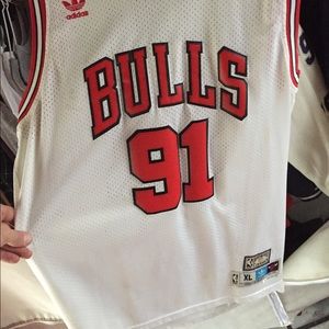 Dennis Rodman bulls jersey